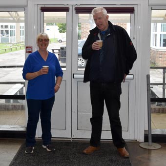 LCP's very own little and large: Belinda and Joh