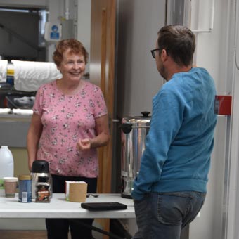 Carole and Caroline and Tim